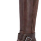 Remonte R6593-25 Brown Leather Wide Fit Knee High Riding Boots