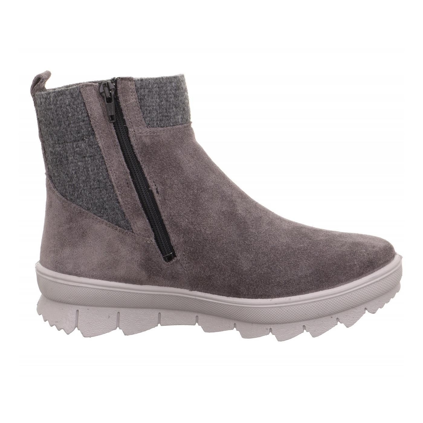 Legero Ladies Novara Grey Gore-Tex Suede Waterproof Ankle Boots