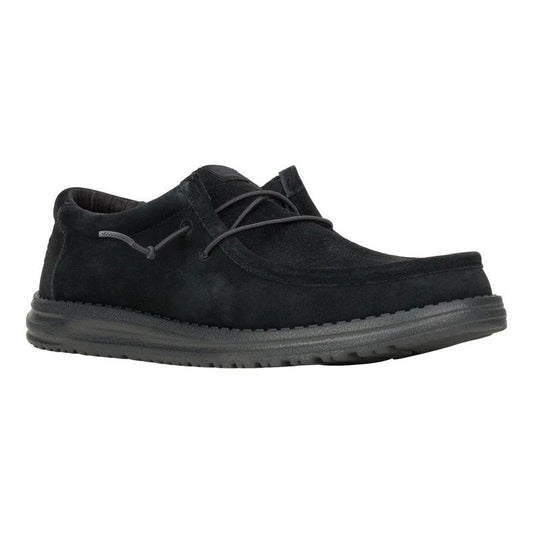 Hey Dude Mens Wally Suede Lightweight Slip On Shoes