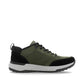 Rieker Mens Green Black Suede Shoes U0102