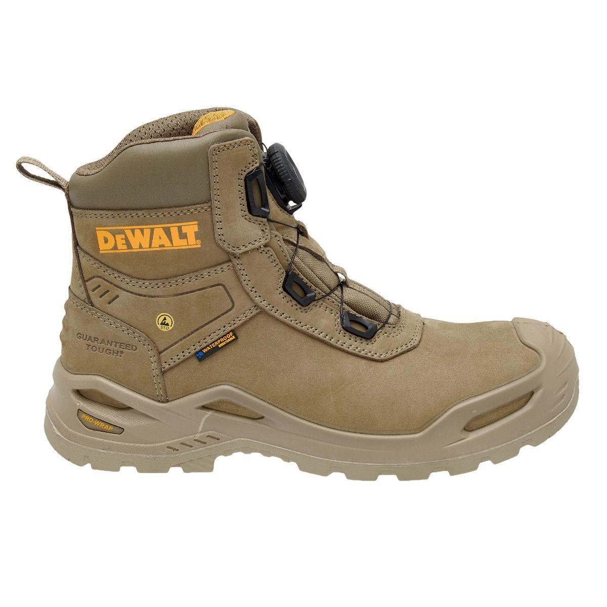 Dewalt Lander Stone Mens Waterproof Nubuck Leather BOA® fit system Safety Boots