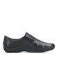 Rieker Womens L1751-00 Black Leather Shoes