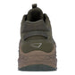 Hi-Tec Mens Fuse Trek Low Olive/Red Orange Hiking Shoes