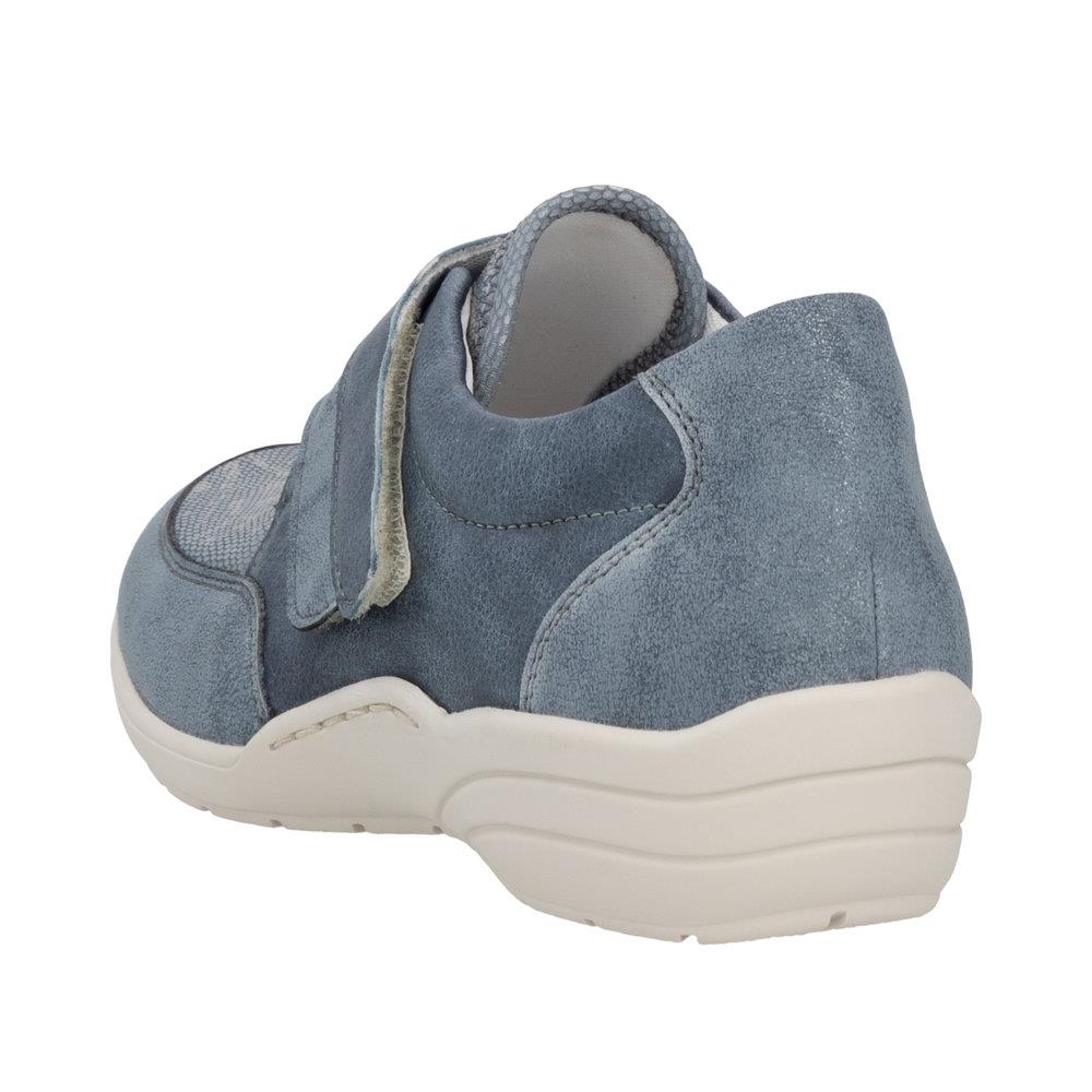 Remonte Womens R7600-14 Blue Adjustable Extra Wide Casual Shoes