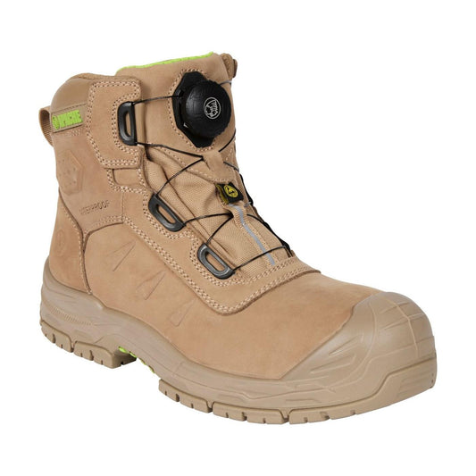 Apache Mens Churchill Stone Waterproof Leather ESD Safety Boots