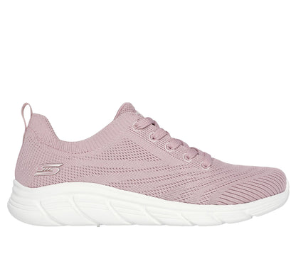 Skechers Vegan Bobs B Flex Lo Graceful Stride Memory Foam Trainers 117591/BLSH