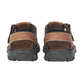 Lotus Mens Dylan Tan Leather Sandals
