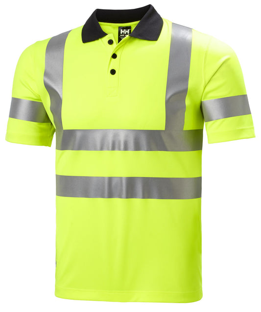 Helly Hansen Orange Yellow 79091 Mens Addvis Polo