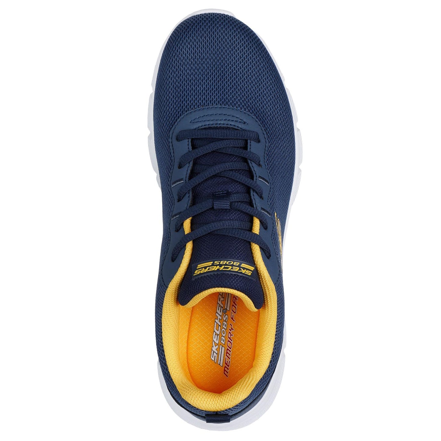 Skechers Mens Bobs Sport Memory Foam Trainers Navy 118109/NVY