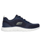 Skechers Mens Navy Lime Memory Foam Trainers Track Glendor 232699/NVLM