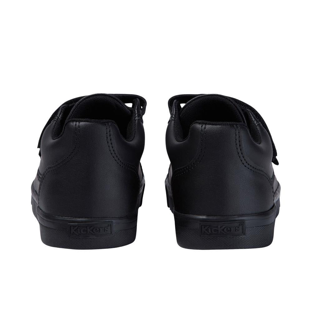 Youth Kickers Tovni Trip Leather Black Low Top Shoes 114743