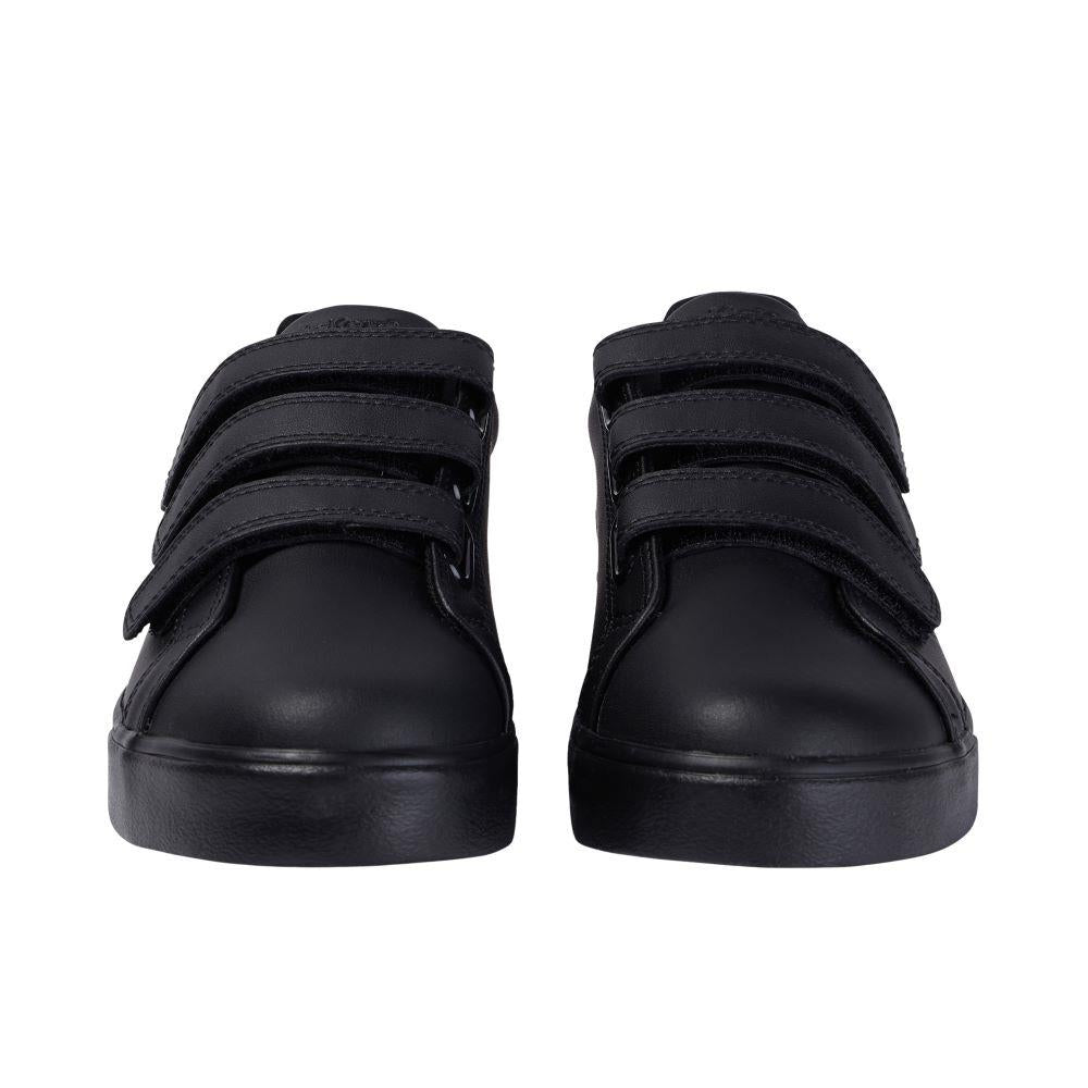 Youth Kickers Tovni Trip Leather Black Low Top Shoes 114743