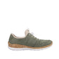 Womens Rieker Green Blue Elasticated Shoes N42G0
