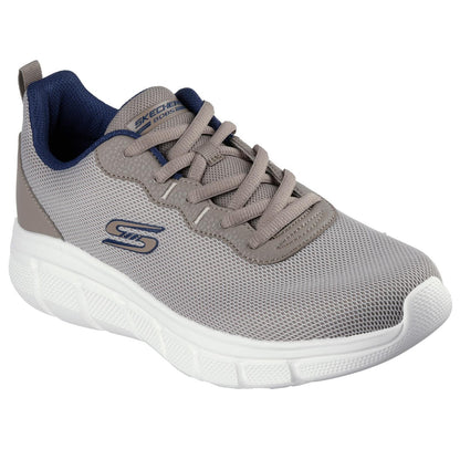 Skechers Mens Bobs Sport Memory Foam Trainers Taupe 118109/TPE