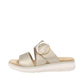 Womens Gold Remonte Adjustable Sandals D2K51-90