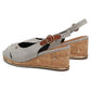 Wrangler Womens Sandals Panama Mila Navy Stripes WL11653A