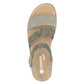Womens Remonte Green Lightweight Strappy Sandals R6861