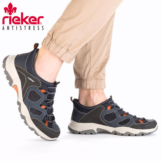 Rieker Mens Elasticated Shoes B8350