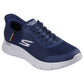 Skechers Mens Slip Ins Trainers Navy Blue Hands Up 216324/NVY