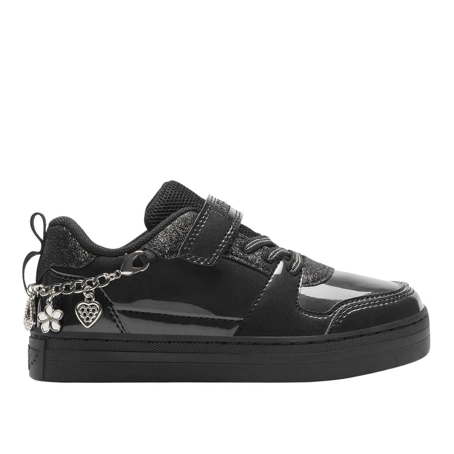 Lelli Kelly Piper Black Patent Trainers LK8401 (NE03)