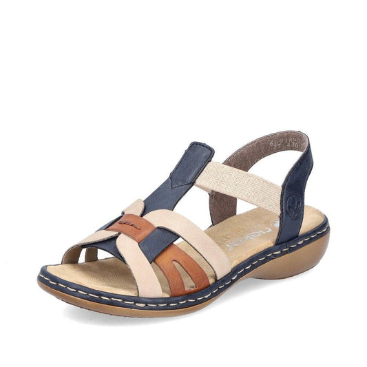 Rieker Womens Elasticated Sandals 65918