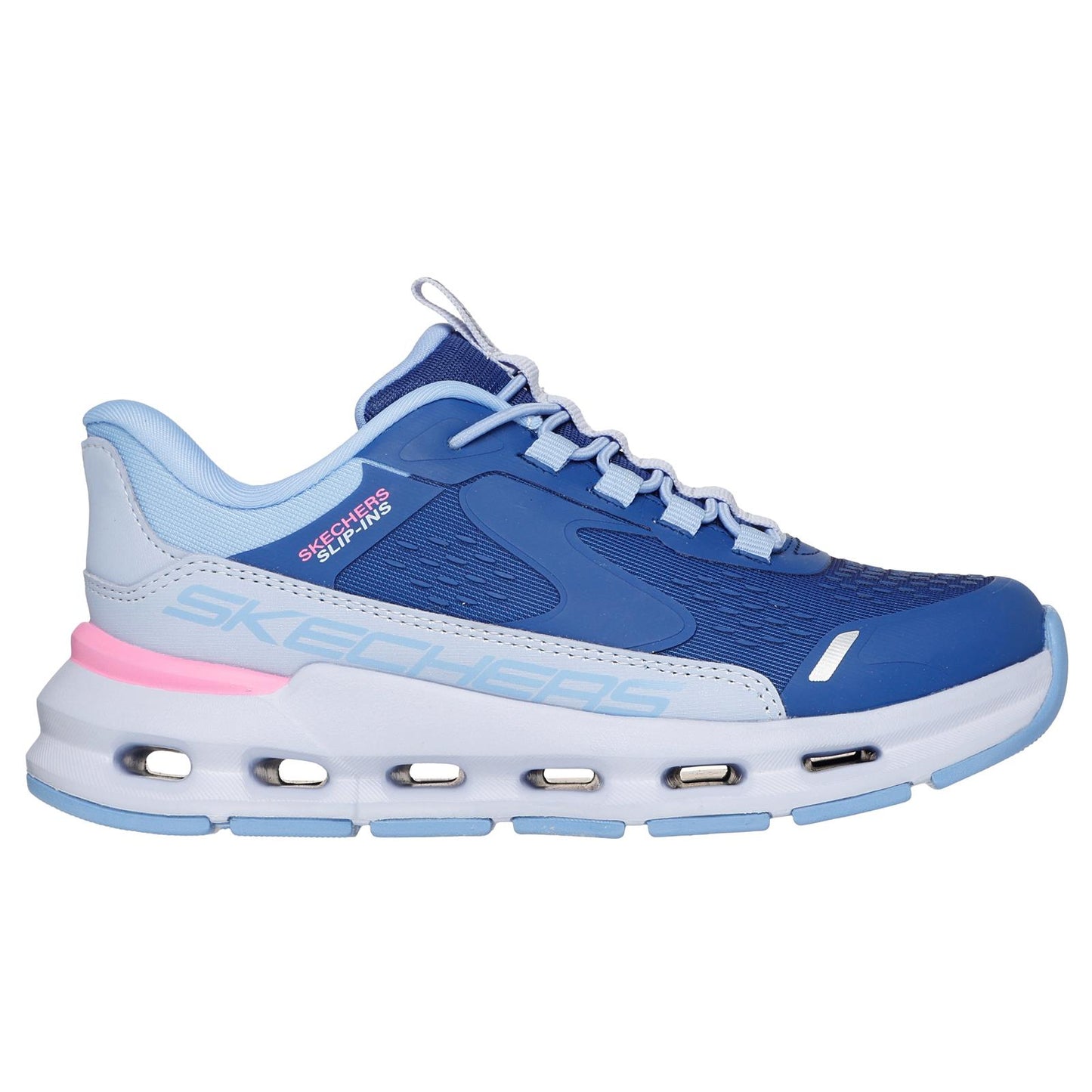 Skechers Kids Slip-Ins Glide Step Vista Lane Trainers 303654/NVPW