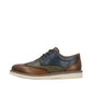 Rieker Mens Brogue Multi Leather Shoes 04504-90