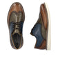 Rieker Mens Brogue Multi Leather Shoes 04504-90