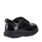 Hush Puppies Keeley Lace Up Patent Black School Shoes