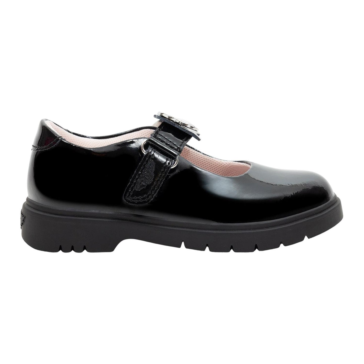 Lelli Kelly Delilah Black Interchangeable Patent School Shoes LK8926 NE03