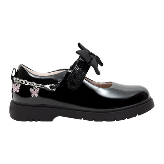 Lelli Kelly Isabella Black Patent School Shoes LK8993 NE03