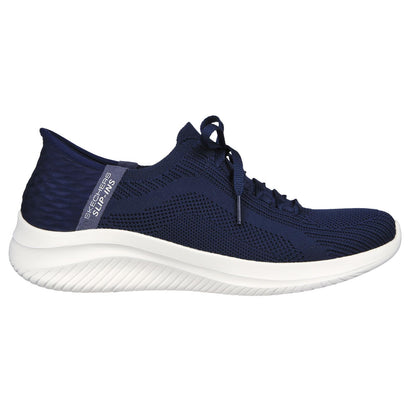 Skechers Womens Slip Ins Navy Wide Fit Trainers 149710W/NVY