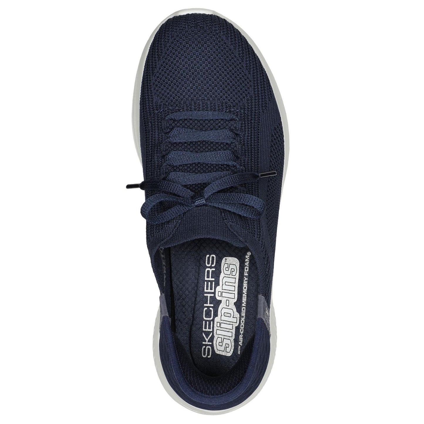 Skechers Womens Slip Ins Navy Wide Fit Trainers 149710W/NVY