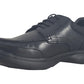 Mens Hush Puppies Hugh Black Leather Lace Up Shoes