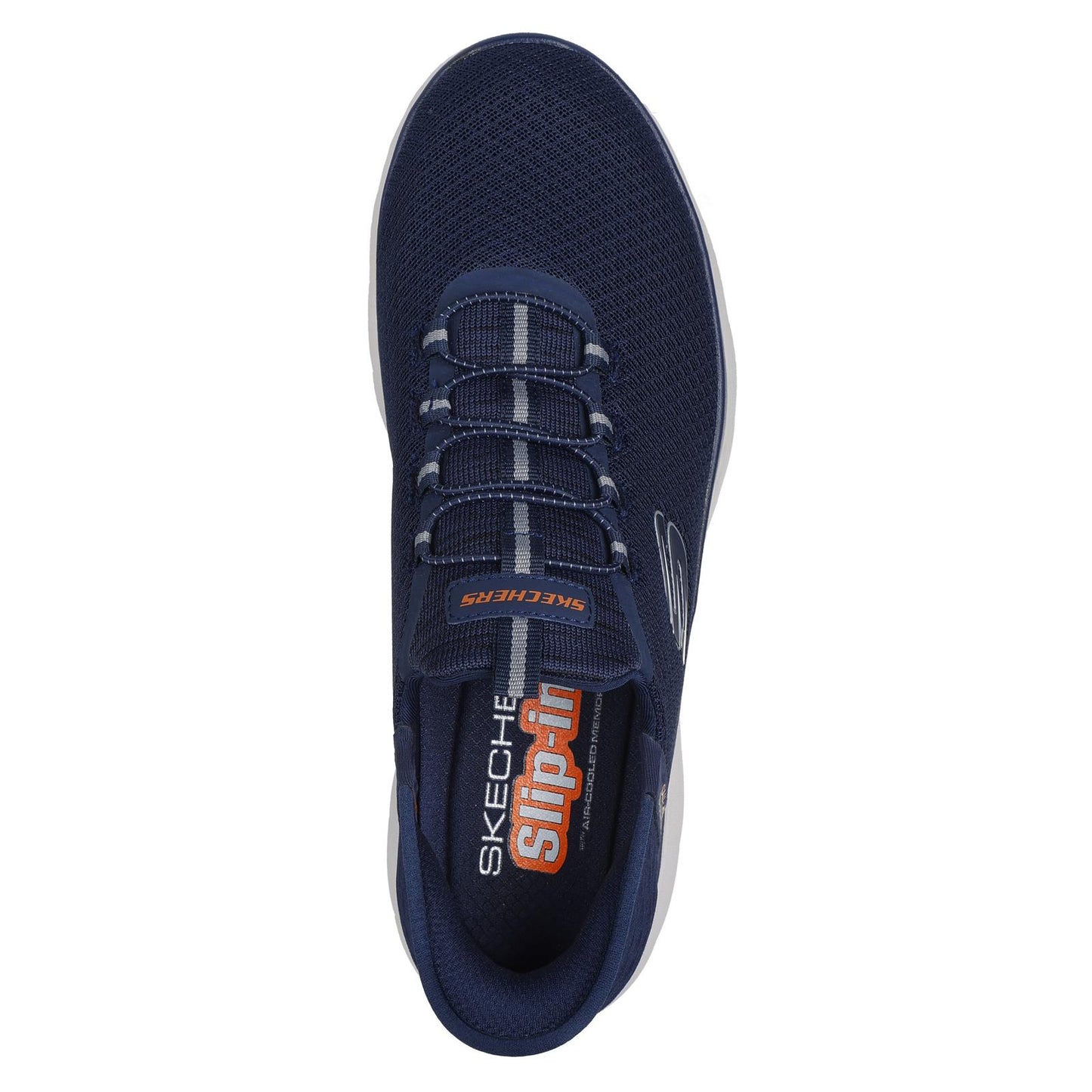 Skechers Mens Summits Wide Fit Navy Blue Slip Ins Shoes High Range 232457W/NVY