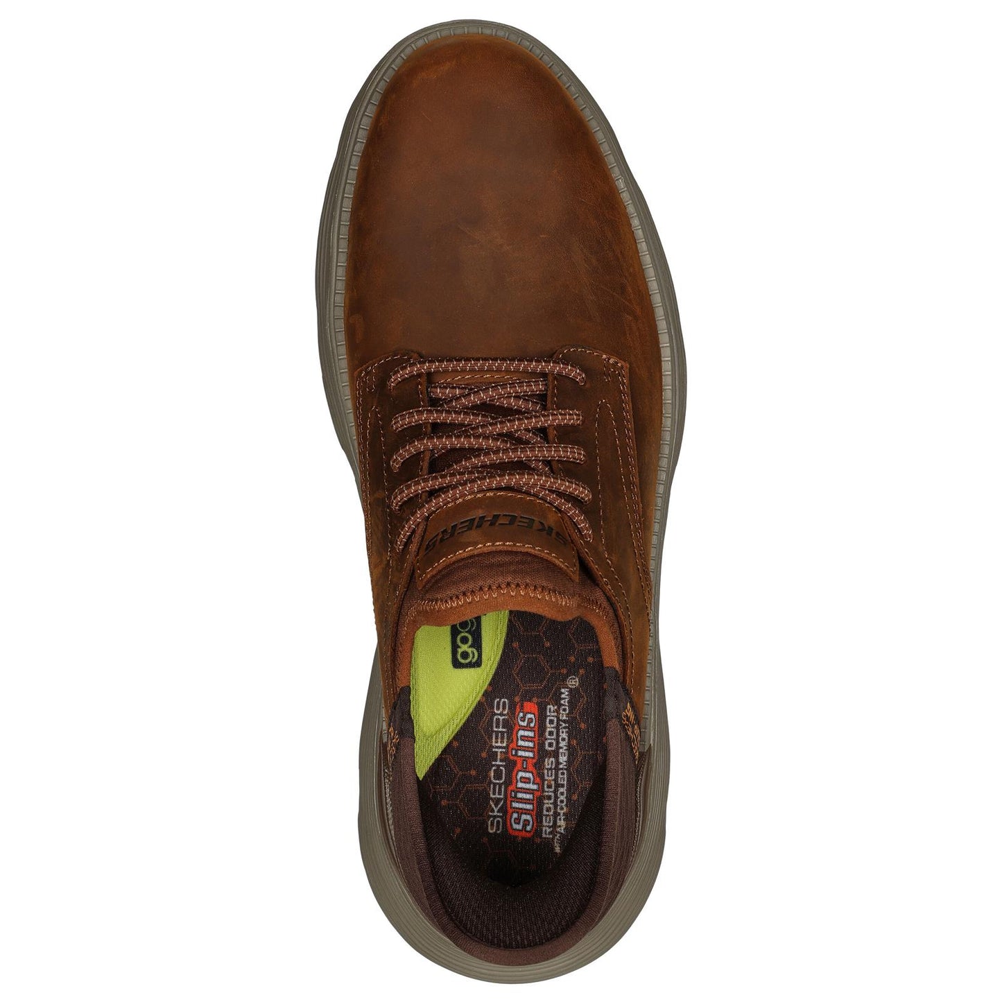 Skechers Hands Free Slip-ins®  Mens Dark Brown Slip In Trainers Shoes