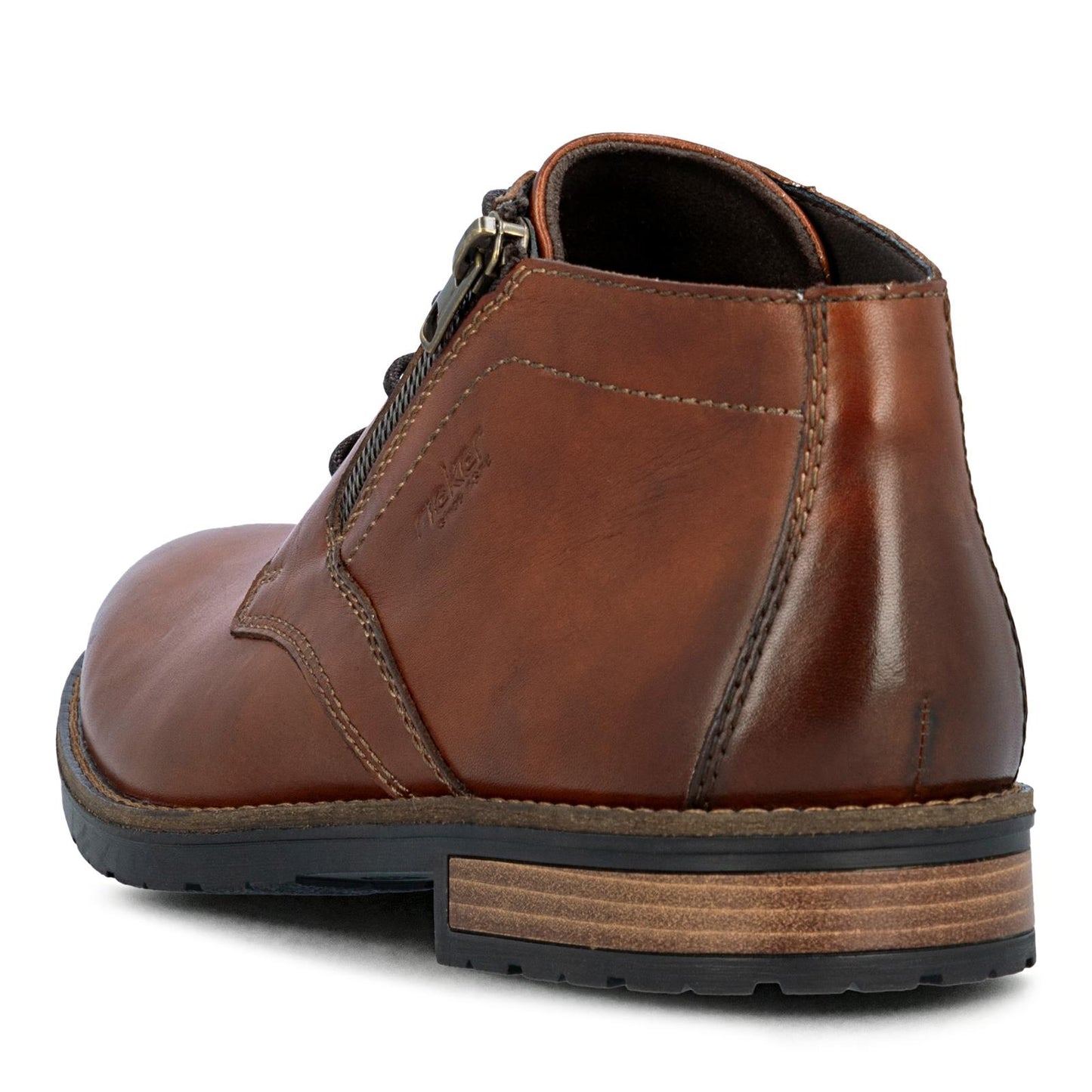 Rieker Mens Leather Boots 14609-24 Brown