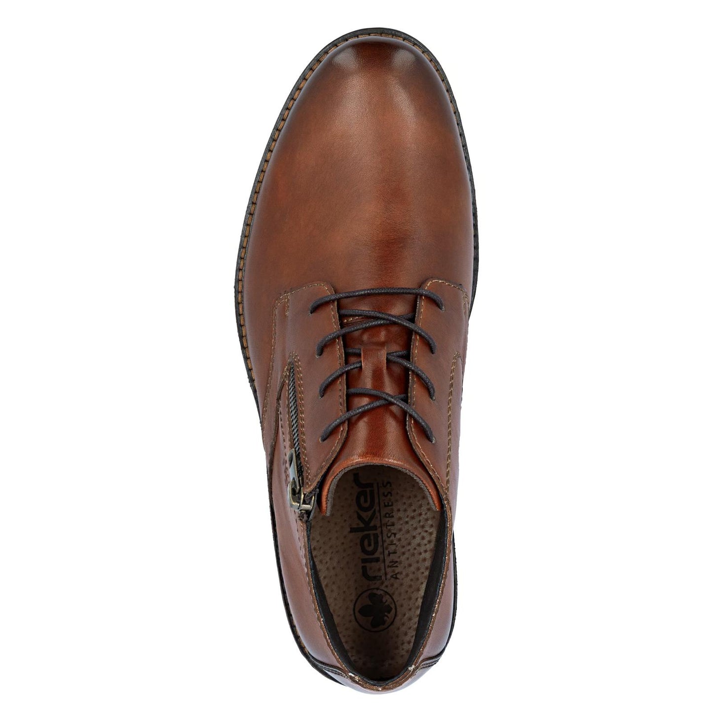Rieker Mens Leather Boots 14609-24 Brown