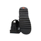 Kickers Girls Kick T Bar J Core Black Leather School Shoes 1-KF0000849BTW