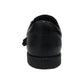 Kickers Orin Strap Black Leather Boys School Shoes 1-14780