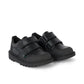 Kickers Kick Scuff Twin Black Leather Boys School Shoes 1-17538