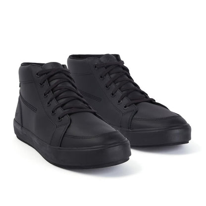 Kickers Youths Tovni Hi Black Leather School/Work Shoes Boots