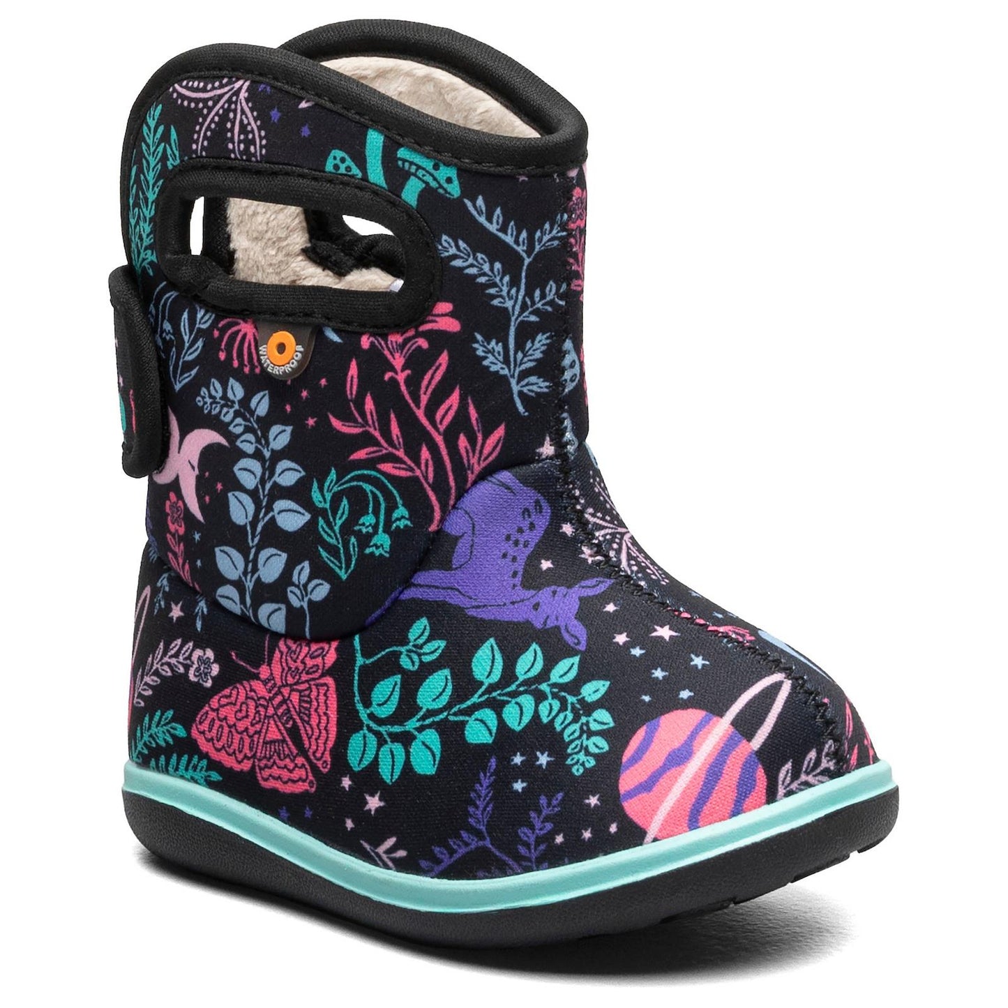 Baby BOGS II CFRST Black Multi 73409I 009 Waterproof Wellies Boots