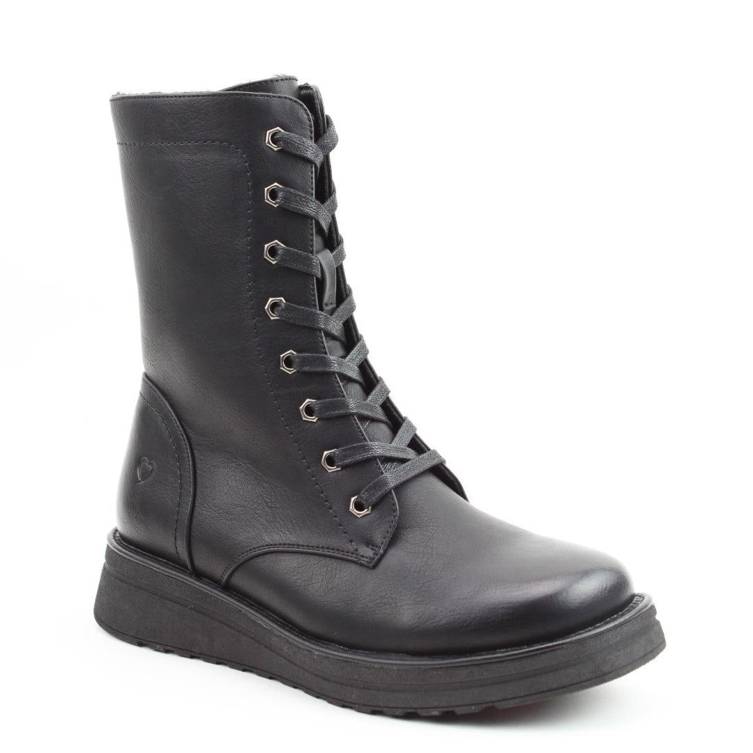 Heavenly Feet Martina4 Vegan Mid Ankle Boots