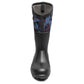 Bogs Classic Seamless Tall Outline Leaves Black Multi Waterproof Boots 73367