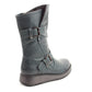 Heavenly Feet Womens Hannah4 Ocean Mid Calf Vegan Boots