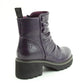 Heavenly Feet Sultan Purple Litesoles Vegan Ankle Boots