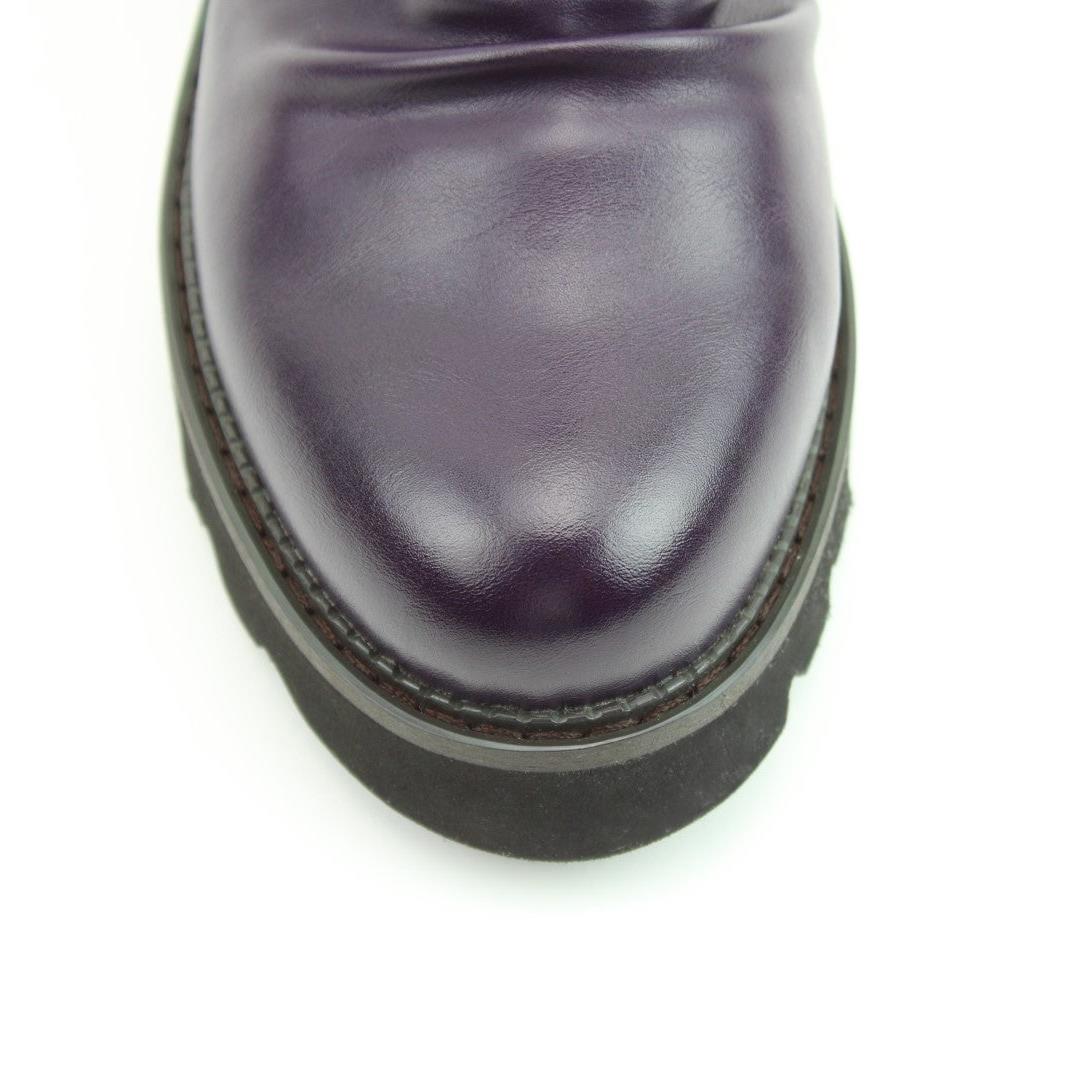 Heavenly Feet Sultan Purple Litesoles Vegan Ankle Boots
