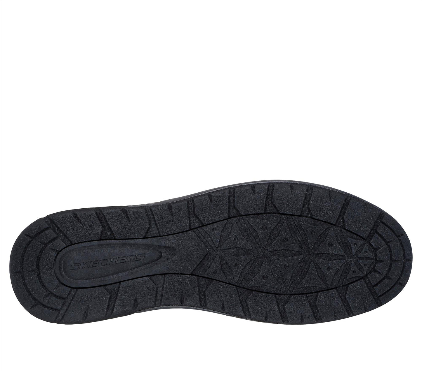 Mens Skechers Black Garlan Pryor Waterproof Relaxed Fit Memory Foam Shoes 205234