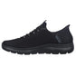 Skechers Mens Summits High Range Black Slip Ins Wide Fit Shoes 232457W/BBK